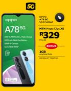 Oppo A78 5G Enabled-On MTN Mega Gigs XS