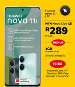 Huawei Nova 11i LTE-On MTN Mega Gigs XS