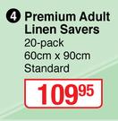 Softi Premium Adult Linen Savers 20 Pack