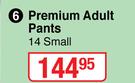 Softi Premium Adult Pants 14 Small