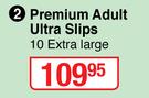 Softi Premium Adult Ultra Slips 10 Extra Large