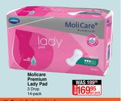 Molicare Premium Lady Pad 3 Drop 14 Pack-Per Pack