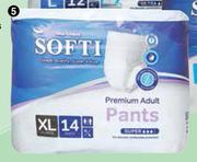 Softi Premium Adult Super Pants 14 Extra Large