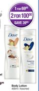 Dove Body Lotion Assorted-For 1 x 400ml