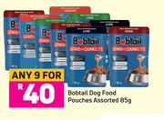 Bobtail Dog Food Pouches Assorted-For 9 x 85g