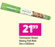 Twinsaver Roast Heavy Foil Roll-5m x 450mm