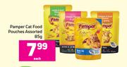 Pamper Cat Food Pouches Assorted-85g Each
