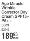 Ponds Age Miracle Wrinkle Corrector Day Cream SPF15+PA++ 50ml-Each