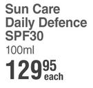 IQ Sun Care Daily Defence SPF30-100ml Each
