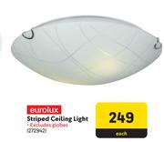 Eurolux Striped Ceiling Light-Each