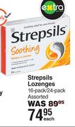 Strepsils Lozenges Assorted-16-Pack/24-Pack Each