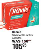 Rennie 96 Chewable Tablets Assorted