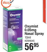 Oxymist 0.05mg Nasal Spray-10ml