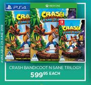 PS4/Xbox One Crash Bandicoot N Sane Trilogy-Each