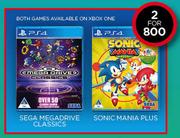 PS4 Sega Megadrive Classics/Sonic Mania Plus-For 2