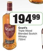 Grant's Triple Wood Blended Scotch Whisky-750ml