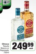 Olmeca Tequila Blanco Or Reposado 750ml- Each