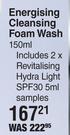 Dermastine Energising Cleansing Foam Wash-150ml