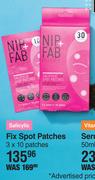 Nip + Fab Fix Spot Patches 3 x 10 Patches