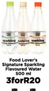 Food Lover's Signature Sparkling Flavoured Water-For 3 x 500ml