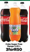 Coke Suagr Free Range-For 3 x 2.5Ltr