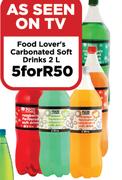 Food Lover's Carbonated Soft Drinks-For 5 x 2Ltr