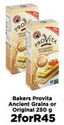 Bakers Provita Ancient Grains Or Original-For 2 x 250g