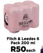 Fitch & Leedes 6 Pack-200ml Each