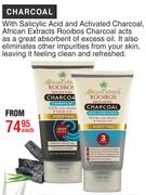 African Extracts Rooibos Charcoal Skin Care Products-Each