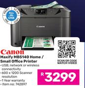 Canon Maxify MB5140 Home/Small Office Printer