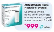 TP-Link AC1200 Whole Home Mesh WiFi System