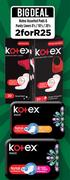 Kotex Assorted Pads & Panty Liners-2 x 8's/10's/20's