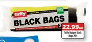 Tuffy Budget Black Bags-20's Each