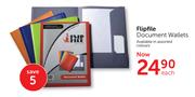 Flipfile Document Wallets-Each