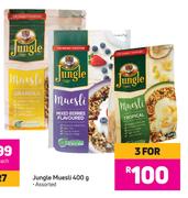 Jungle Muesli Assorted-For 3 x 400g