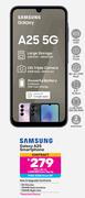 Samsung Galaxy A25 Smartphone-On 1.4GB Red Core Top Up