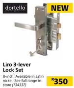 Dortello Liro 3 Lever Lock Set