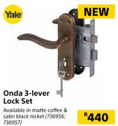 Onda 3 Lever Lock Set