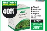 A.Vogel Prostasan Prostate Support 30 Capsules