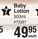 Baby Things Baby Lotion-500ml Each