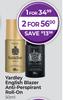 Yardley English Blazer Anti Perspirant Roll On-50ml