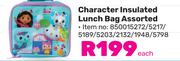 Character Insulated Lunch Bag Assorted-Each