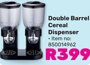 Kiddies Plastics Double Barrel  Cereal Dispenser