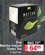 Eve Matcha Instant Green Tea 5 Sachets