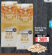 Earth & Co Oat Milk-1L Each