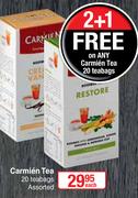 Carmien Tea 20 Teabags Assorted-Each