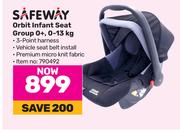 Safeway Orbit Infant Seat Group 0+, 0-13Kg