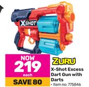 Zuru X-Shot Excess Dart Gun With Darts-Each