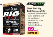 Nutritech Black Bull Big Test Capsules 90s-Each