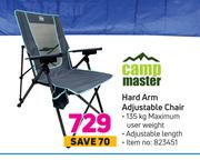 Campmaster Hard Arm Adjustable Chair